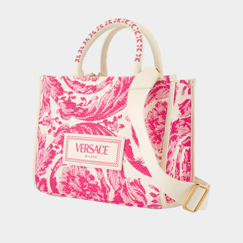 Cabas - Versace - Cuir - Rose