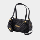 Sac Porté Épaule Mini - Versace - Cuir - Noir
