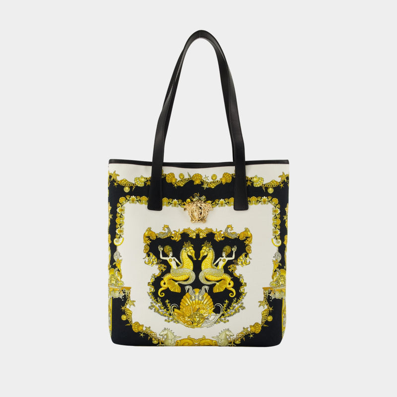 Cabas La Vacanza - Versace - Cuir - Multi