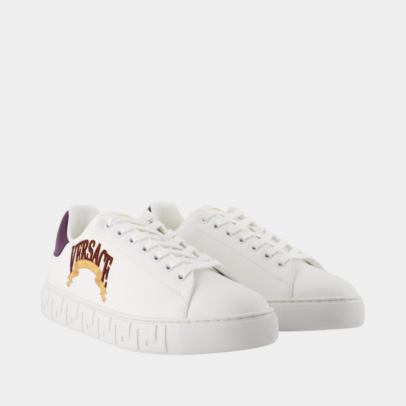 Sneakers - Versace - Cuir Synthétique - Blanc