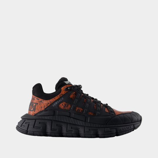 Sneakers - Versace - Cuir - Noir