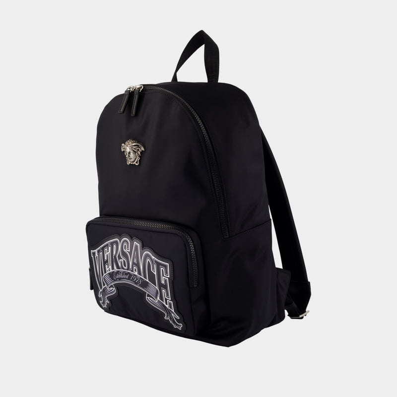 Sac À Dos - Versace - Nylon - Noir