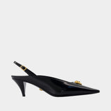 Escarpins T.55 - Versace - Cuir - Noir