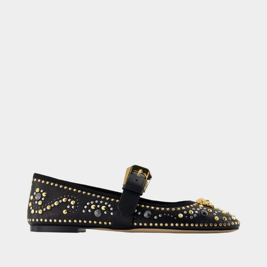 Ballerines T.05 - Versace - Cuir - Noir