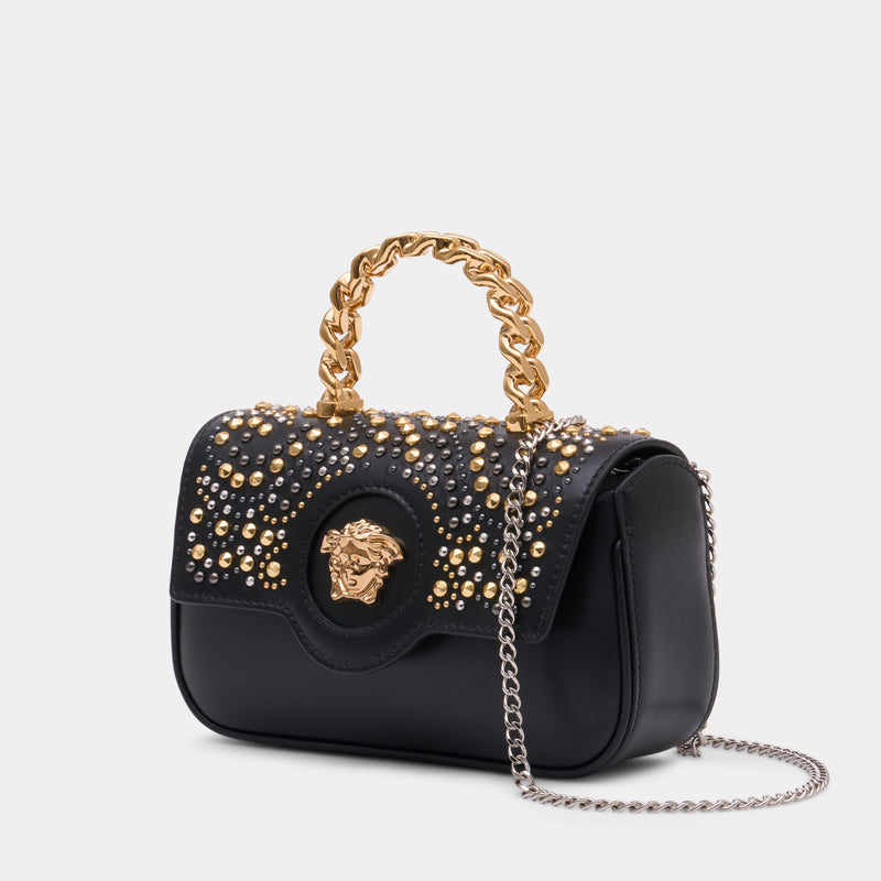 Sac À Main Mini - Versace - Cuir - Noir