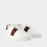 Sneakers Hotfix - Versace - Toile - Bordeaux