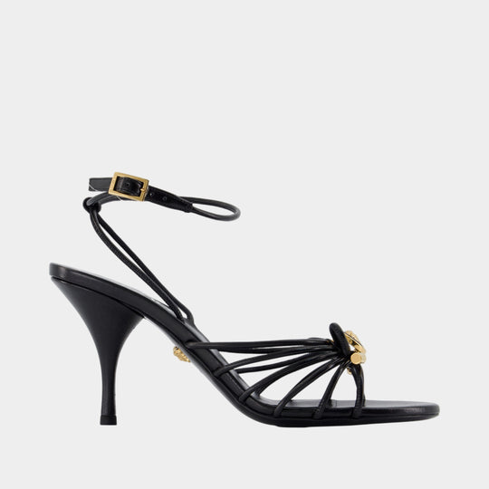 Sandales T.85 - Versace - Cuir - Noir