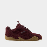 Sneakers - Versace - Cuir - Bordeaux