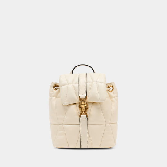 Sac À Dos - Versace - Cuir - Blanc