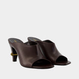 Mule T.80 - Versace - Cuir - Marron