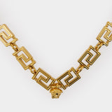 Collier Greca - Versace - Métal - Doré