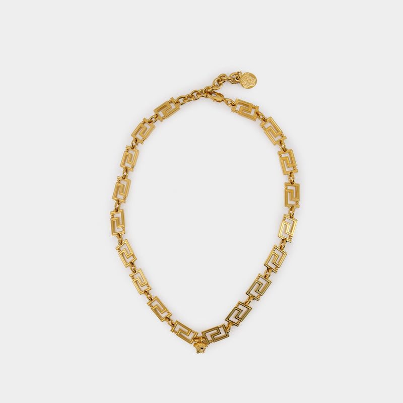 Collier Greca - Versace - Métal - Doré