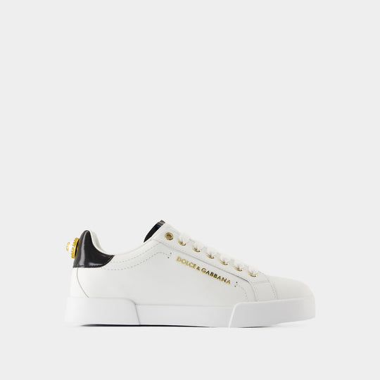 Sneakers - Dolce&Gabbana - Coton - Blanc