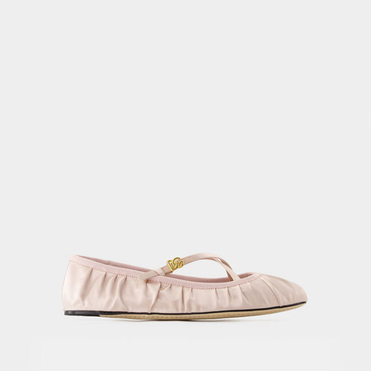 Ballerines - Dolce&Gabbana - Satin - Neutre