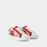 Sneakers Port.light Strobel - Dolce&Gabbana - Cuir - Blanc