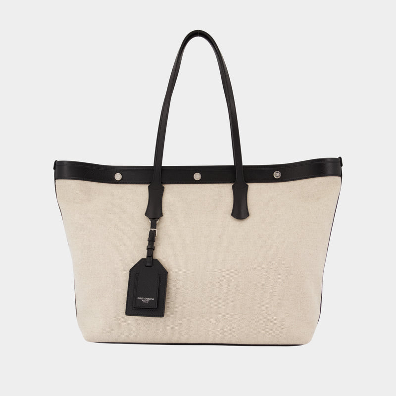 Cabas Atene - Dolce&Gabbana - Toile - Blanc