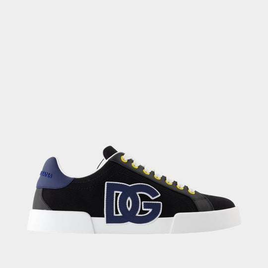 Sneakers Port light Strobel - Dolce&Gabbana - Cuir - Noir