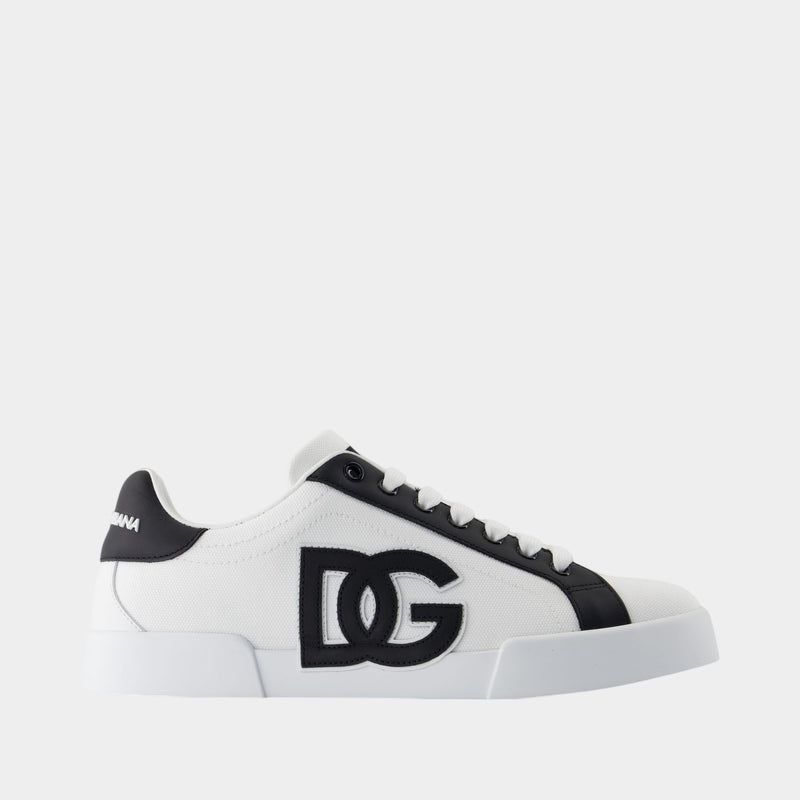 Sneakers Port.light Strobel - Dolce&Gabbana - Cuir - Blanc