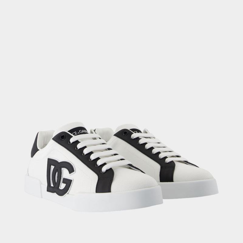 Sneakers Port.light Strobel - Dolce&Gabbana - Cuir - Blanc