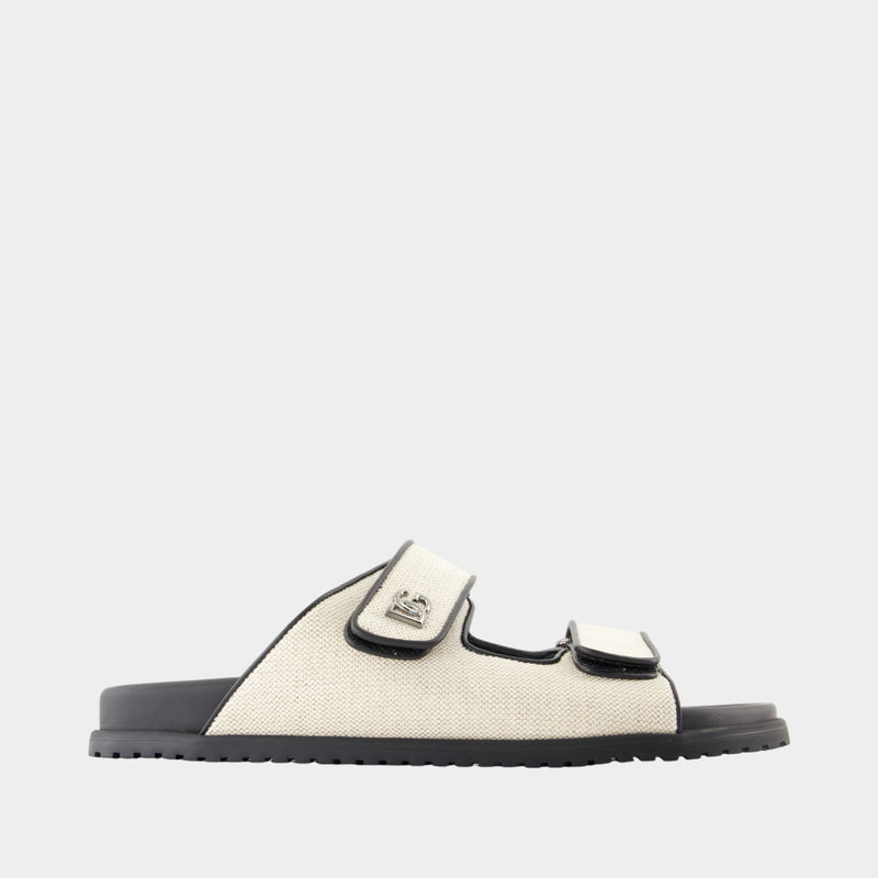 Sandales Casual - Dolce&Gabbana - Coton - Blanc