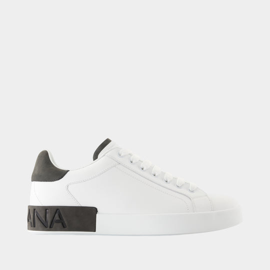 Sneakers Portofino - Dolce&Gabbana - Cuir - Blanc