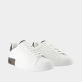 Sneakers Portofino - Dolce&Gabbana - Cuir - Blanc