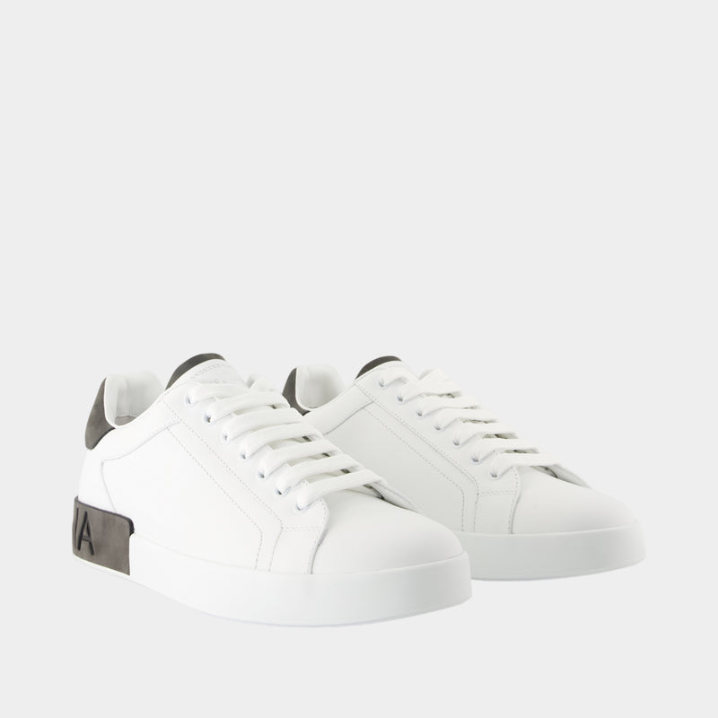 Sneakers Portofino - Dolce&Gabbana - Cuir - Blanc