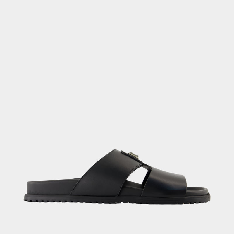 Sandales Casual - Dolce&Gabbana - Cuir - Noir