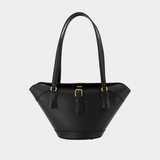 Sac Porté Épaule Capri - Dolce&Gabbana - Cuir - Noir