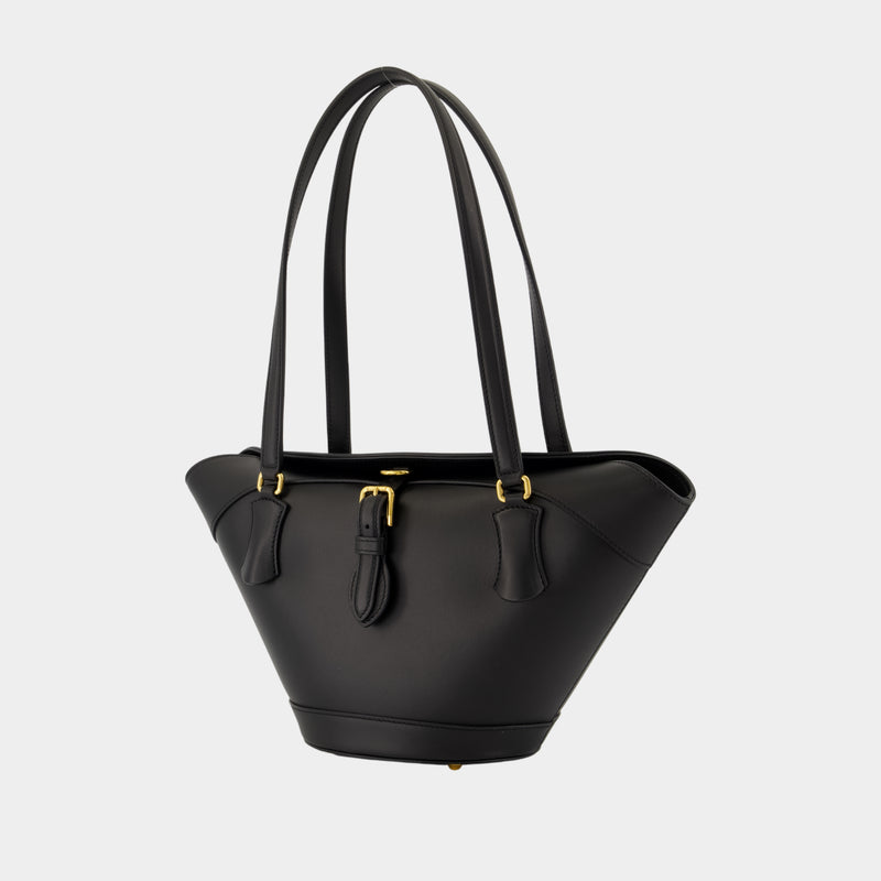 Sac Porté Épaule Capri - Dolce&Gabbana - Cuir - Noir