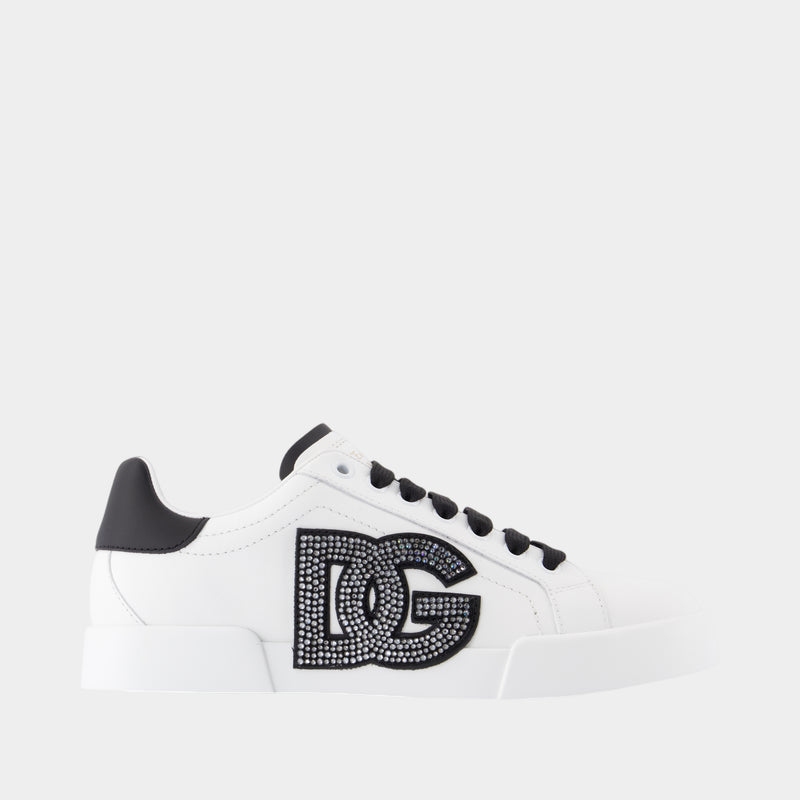 Sneakers Port.light Strobel - Dolce&Gabbana - Cuir - Blanc