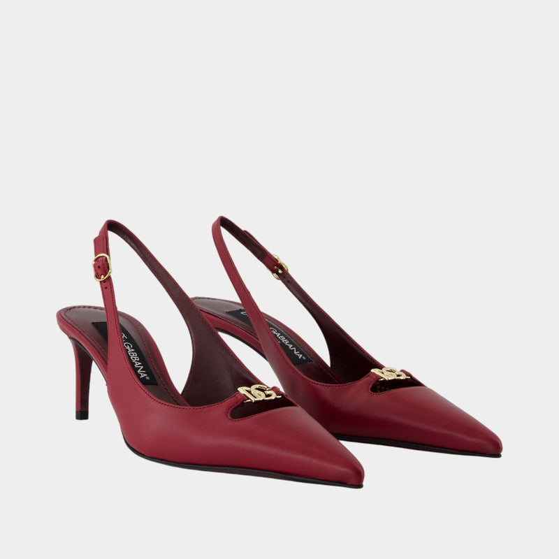 Escarpins Gruppo  54 - Dolce&Gabbana - Cuir - Bordeaux