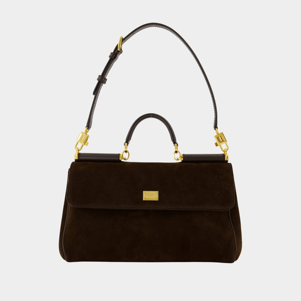 Sac À Main My Sicily - Dolce&Gabbana - Cuir - Marron