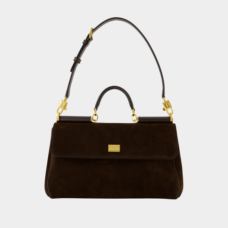 Sac À Main My Sicily - Dolce&Gabbana - Cuir - Marron