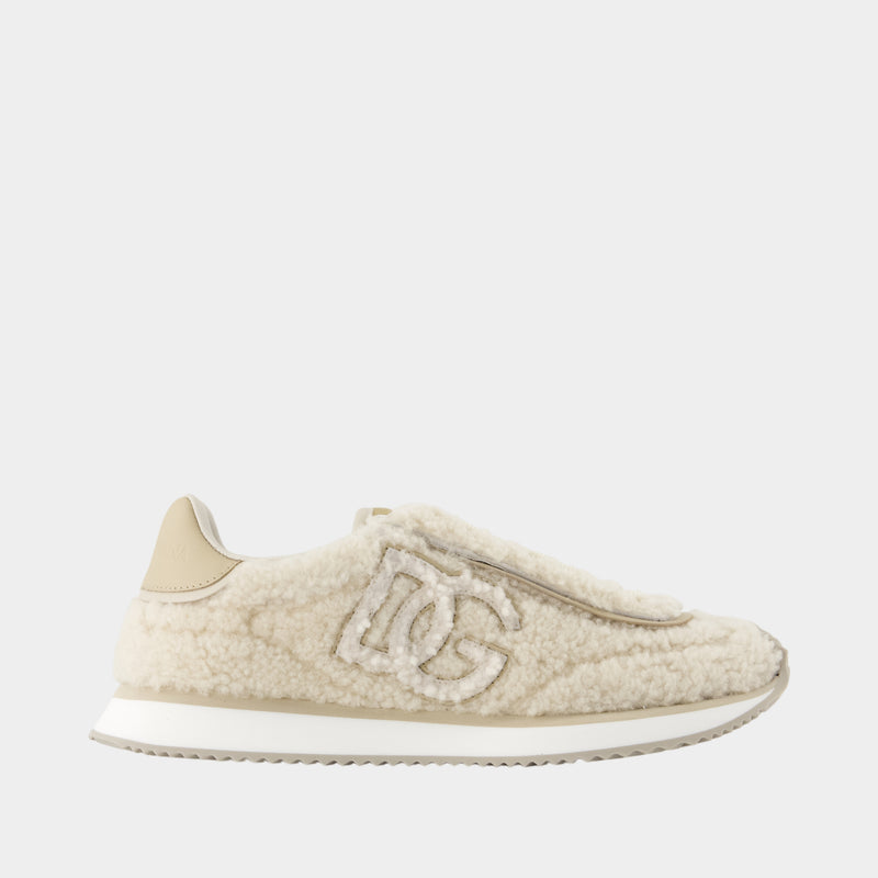 Sneakers Cushion - Dolce&Gabbana - Cuir - Beige