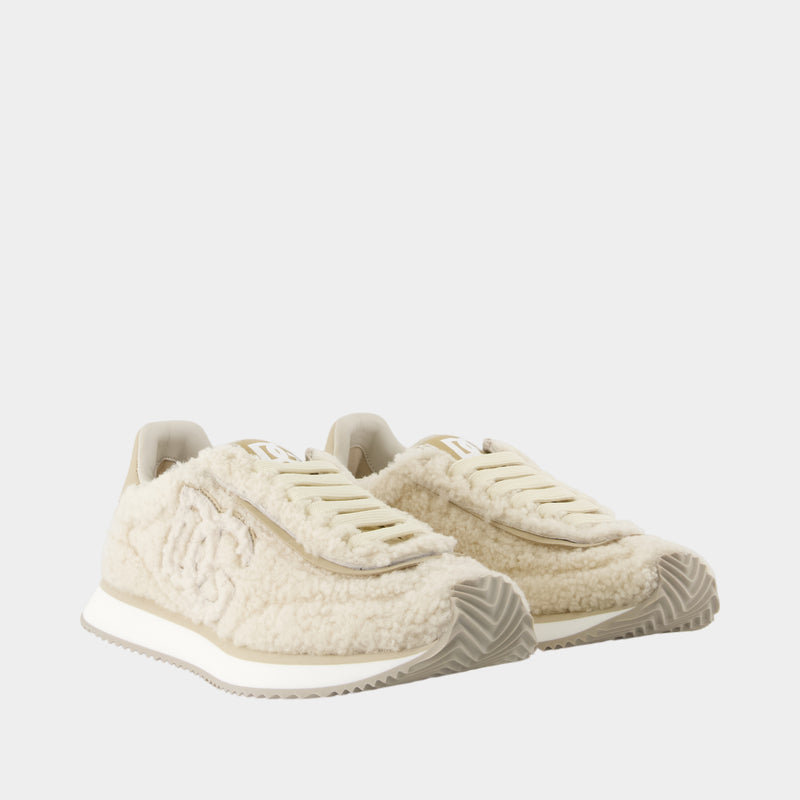 Sneakers Cushion - Dolce&Gabbana - Cuir - Beige