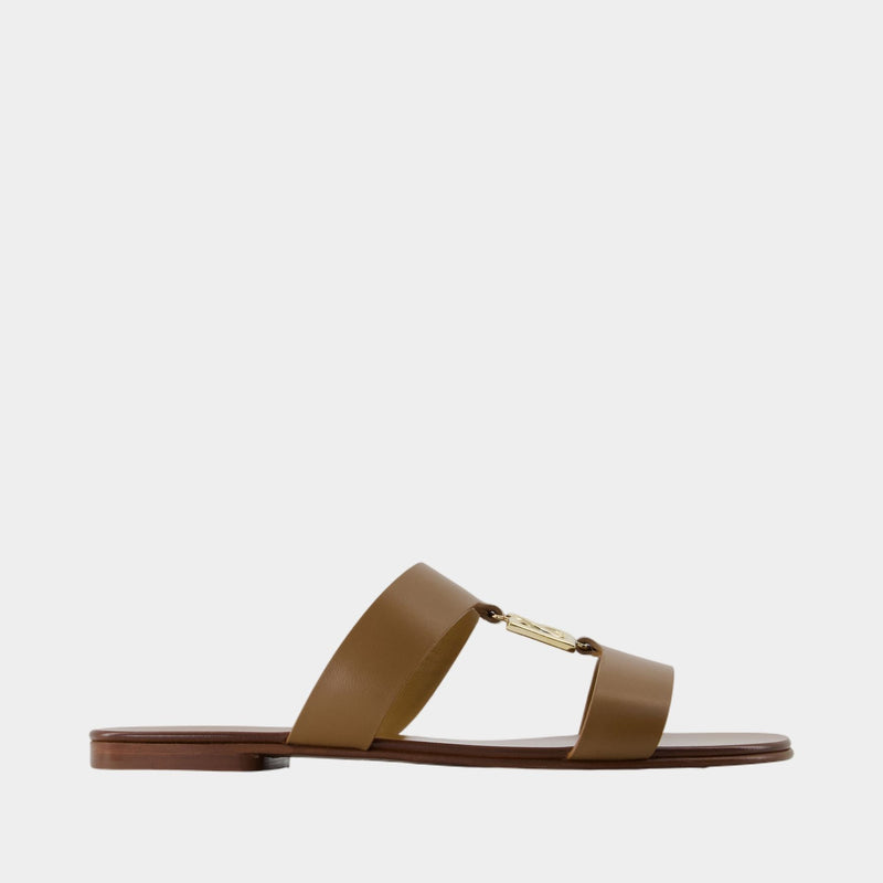 Sandales Gruppo 53 - Dolce&Gabbana - Cuir - Marron