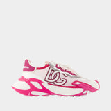 Sneakers Fast - Dolce&Gabbana - Cuir - Blanc/Rose