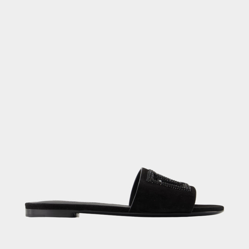 Sandales Gruppo 40 - Dolce&Gabbana - Cuir - Noir