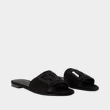 Sandales Gruppo 40 - Dolce&Gabbana - Cuir - Noir