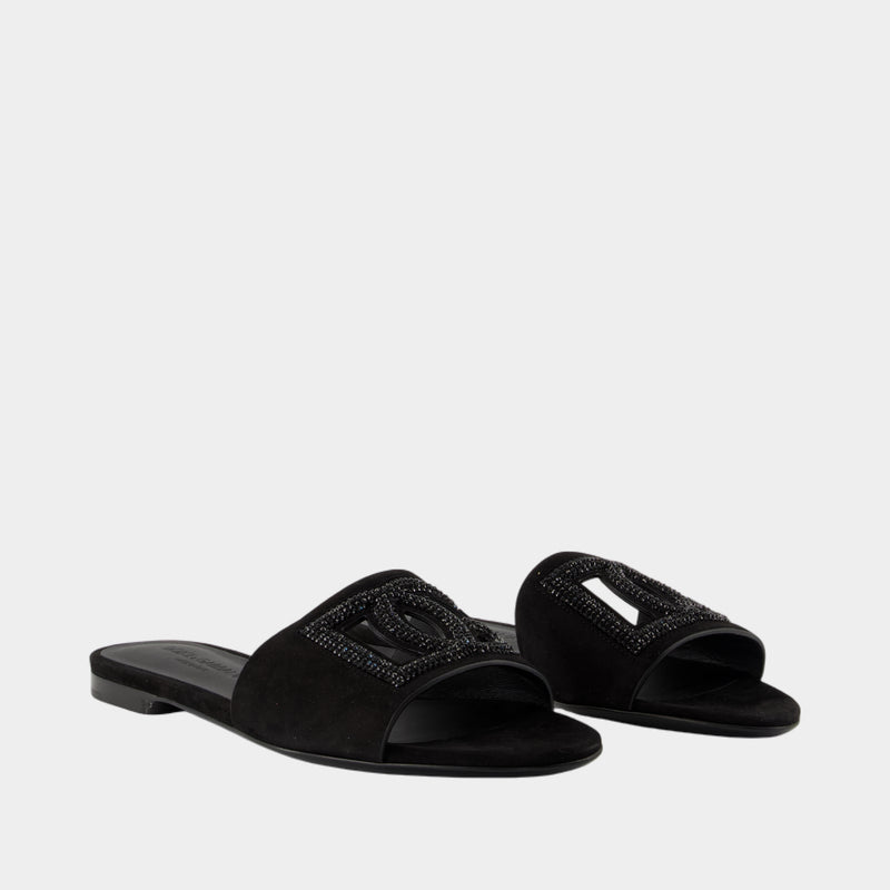 Sandales Gruppo 40 - Dolce&Gabbana - Cuir - Noir