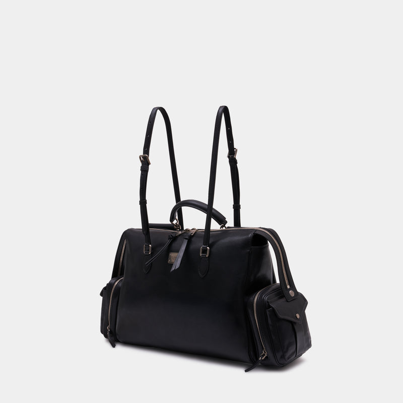 Sac De Voyage Borsaspalla Tracolla - Dolce&Gabbana - Cuir - Noir
