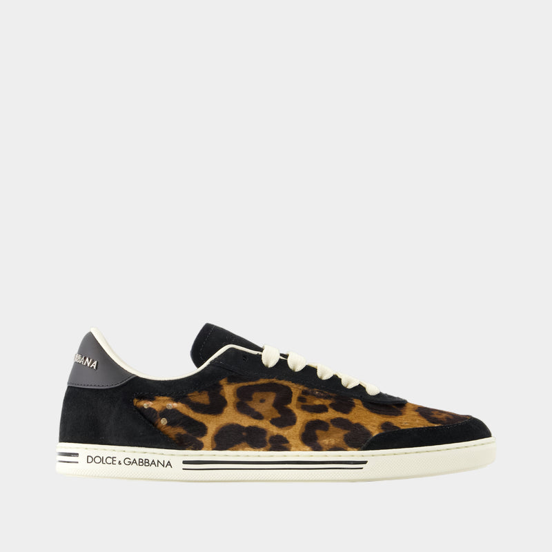 Sneakers Bassa - Dolce&Gabbana - Cuir - Noir