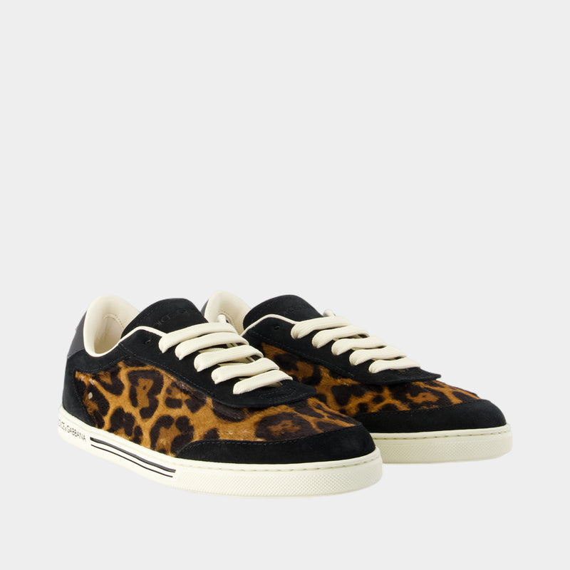 Sneakers Bassa - Dolce&Gabbana - Cuir - Noir