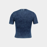 T-Shirt M-Anchor-A-Ss - DIESEL - Coton - Bleu