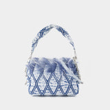 Sac Porté Épaule Charm-D Medium - DIESEL - Coton - Bleu