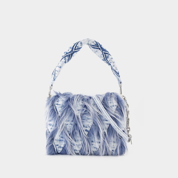 Sac Porté Épaule Charm-D Medium - DIESEL - Coton - Bleu