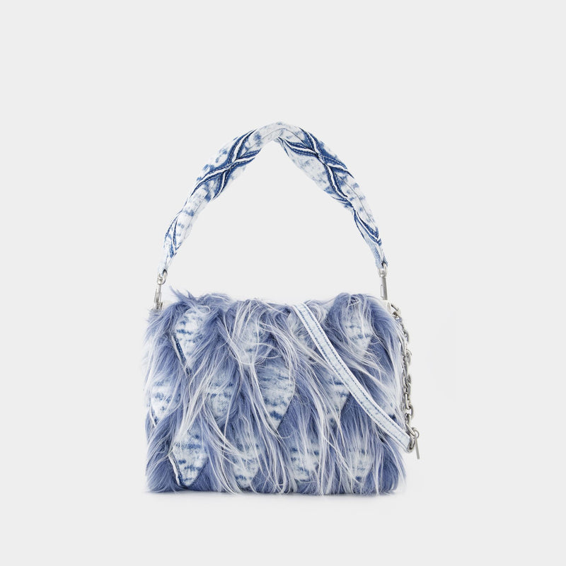 Sac Porté Épaule Charm-D Medium - DIESEL - Coton - Bleu