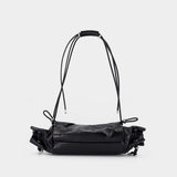 Sac Porté Épaule Scrunch-D Medium - DIESEL - Cuir - Noir