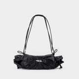 Sac Porté Épaule Scrunch-D Medium - DIESEL - Cuir - Noir